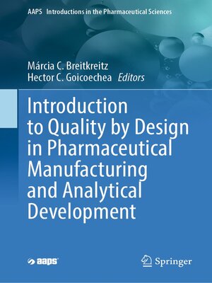 cover image of Introduction to Quality by Design in Pharmaceutical Manufacturing and Analytical Development